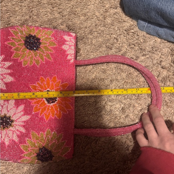 Vintage Beaded Flower Purse - Picture 13 of 14